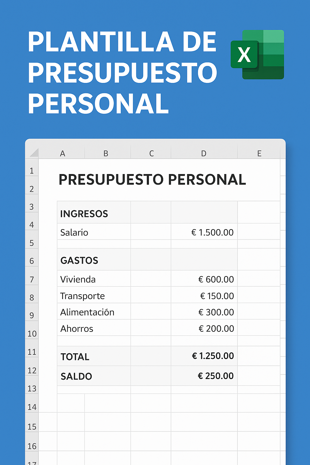 Presupuesto personal